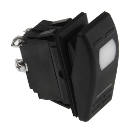 Переключатель двухпозиционный ON-OFF 12 В/16А 4Р с подсветкой (AES111854)